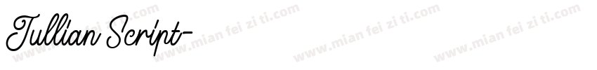 Jullian Script字体转换